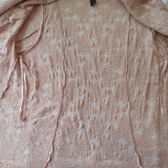 INC International Concepts Woman 2x Blazer Light Pink Lace - Picture 11 of 12